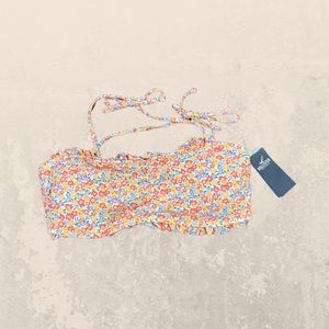Hollister floral bathing suit top
